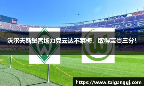 沃尔夫斯堡客场力克云达不莱梅，取得宝贵三分！