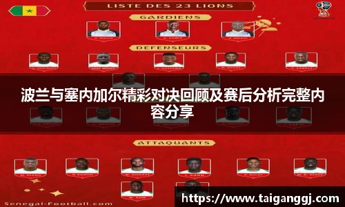 波兰与塞内加尔精彩对决回顾及赛后分析完整内容分享